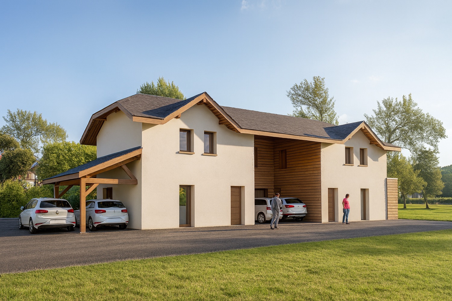 Opération de 2 maisons à Groisy